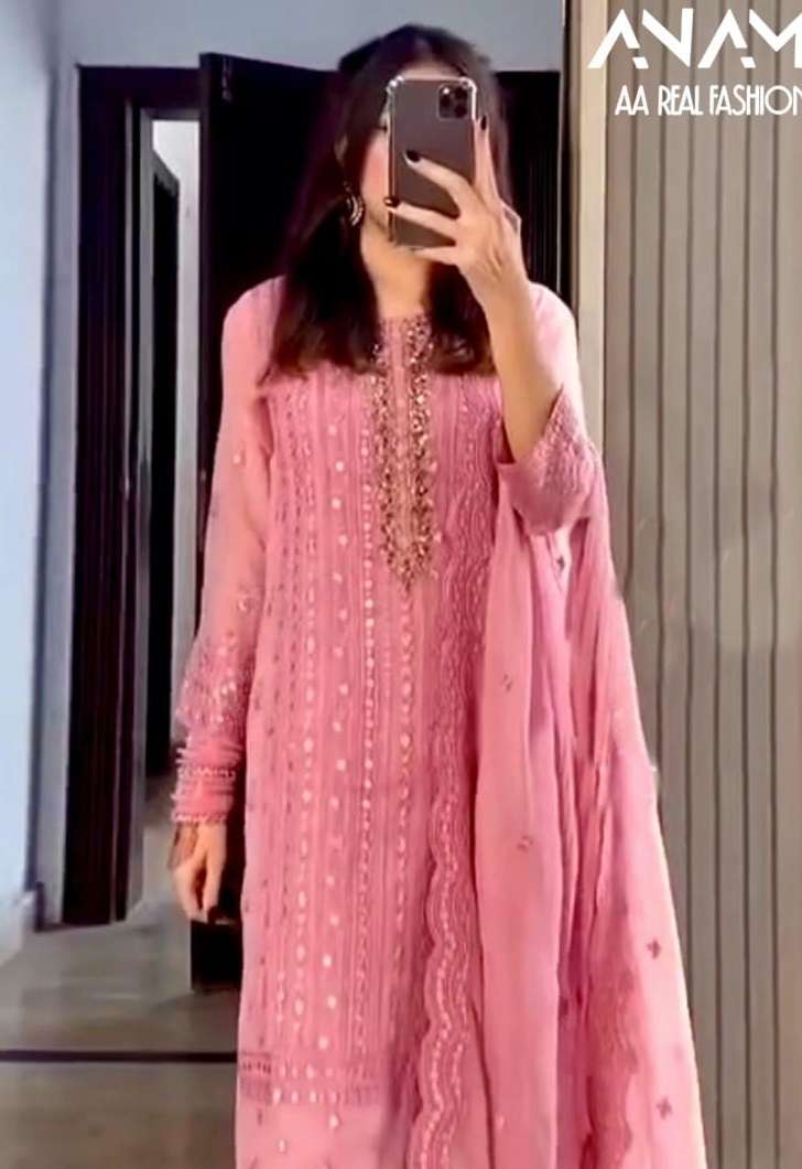  D No-417 Semi Stitched by Anamsa